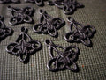 10pc Tiny Vintage Black Brass Filigree Connector Hand Oxidized Aged Gothic Victorian Art Deco Earring Bracelet Charm Jewelry Finding Lot 7E __etsy:908889451